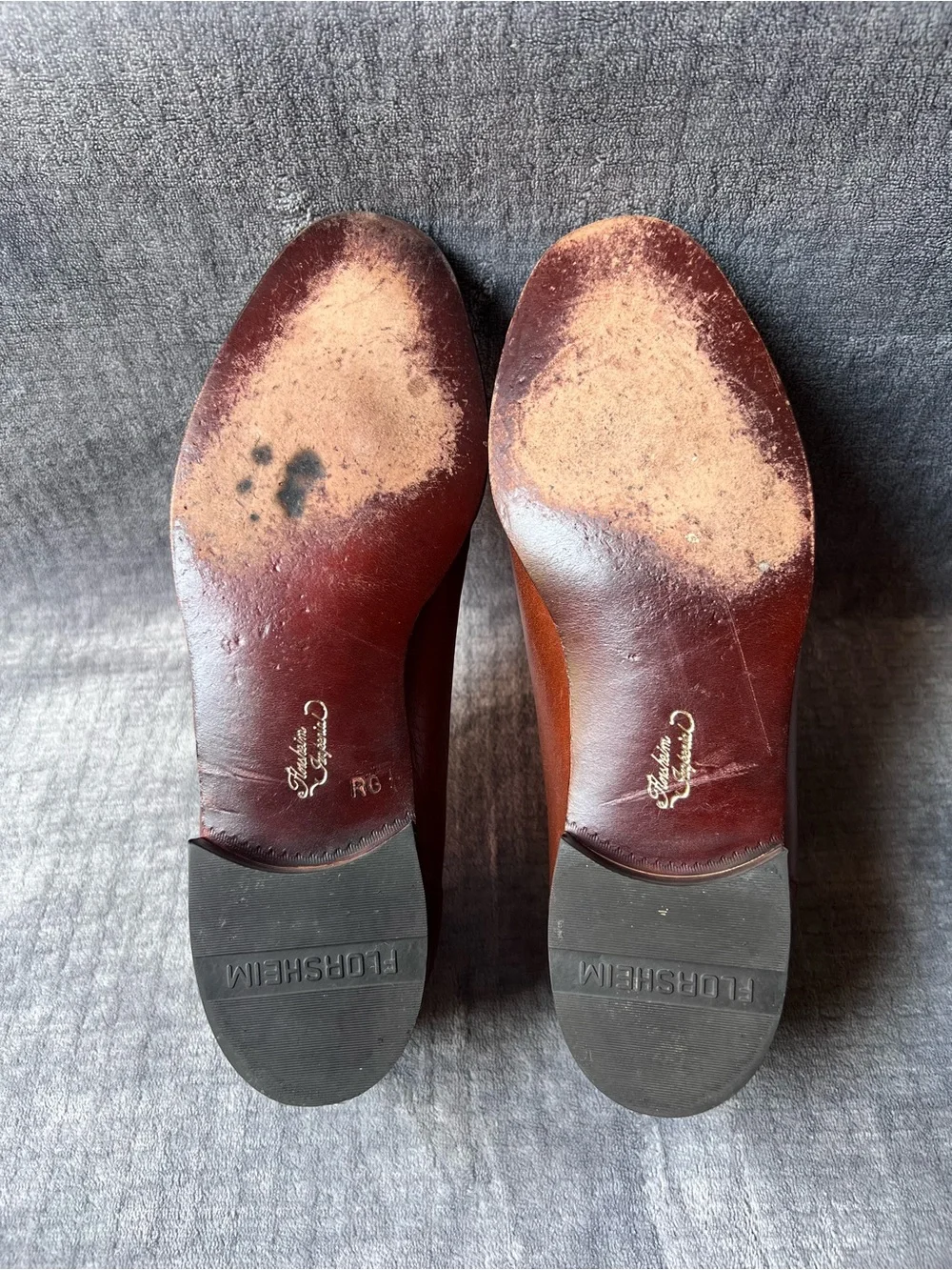 Florsheim Imperial Como Leather Loafers Sz 9 D Slip On Moc Toe 93241 Brown